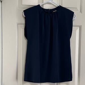 Express Navy Sleeveless Blouse